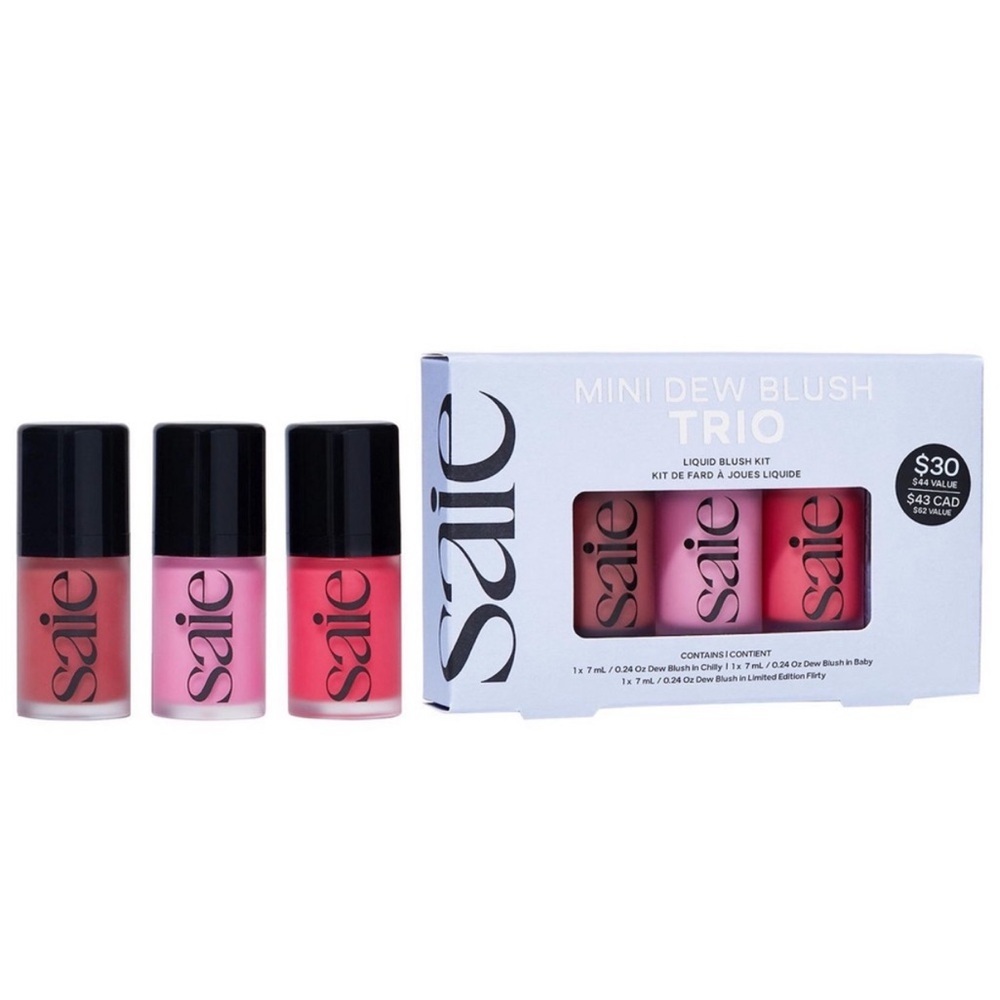 Saie Mini Dew Blush Trio Set